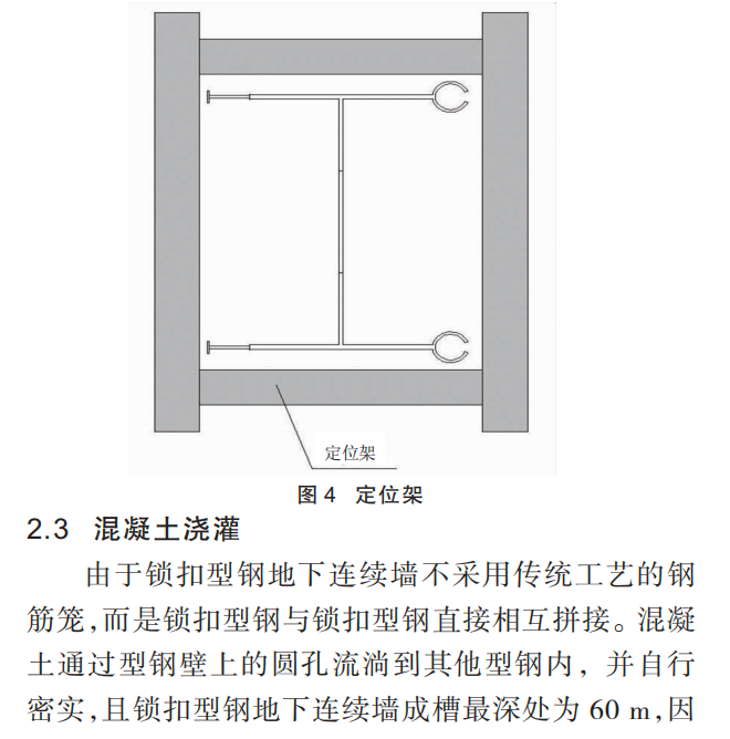 浅析锁扣型钢地下连续墙工法的应用 浅析锁扣型钢地下连续墙工法的应用